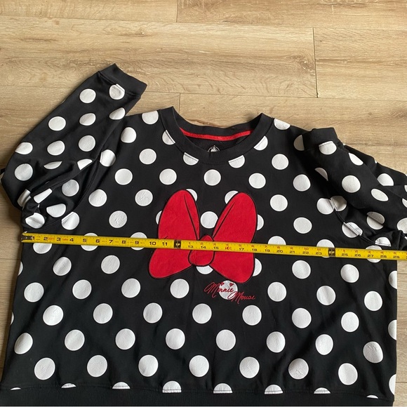Disney Minnie Mouse Cropped Pullover Sweatshirt 3X - Picture 8 of 11